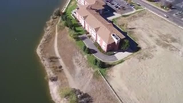 HIDDEN LAKE COLORADO-2016: Bird View Of Home Near A Water Body
