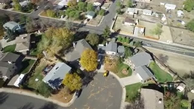 HIDDEN LAKE COLORADO-2016: An Aerial View Of A Neighborhood With A Lot Of Trees