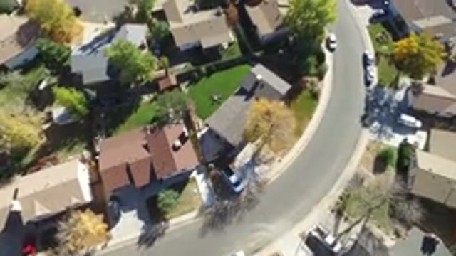 HIDDEN LAKE COLORADO-2016: Overhead Drone Footage Of Beautiful Suburban