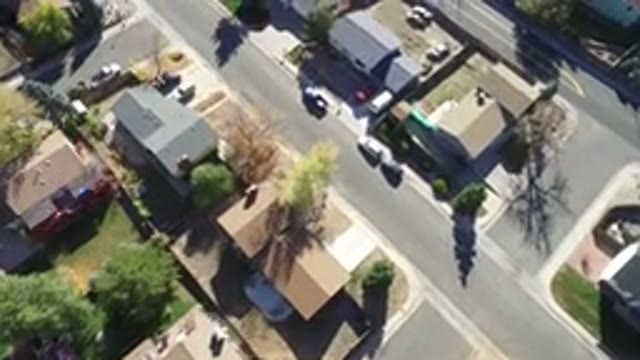 HIDDEN LAKE COLORADO-2016: Neighborhood With Houses And Cars