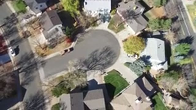 HIDDEN LAKE COLORADO-2016: Aerial View of a Clean and Nice Village Envied by