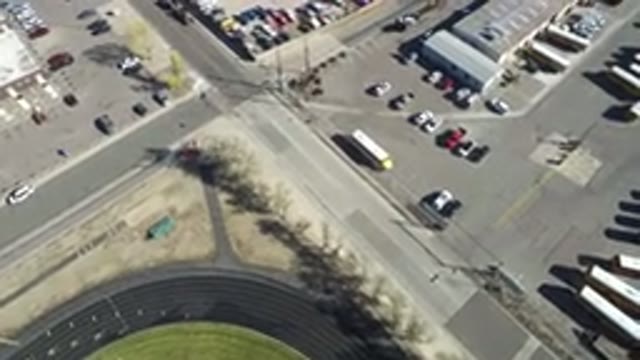 HIDDEN LAKE COLORADO-2016: View Of A Commercial Parking Space