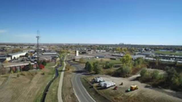 HIDDEN LAKE COLORADO-2016: Aerial View Of A City Landscape On A Sunny Day