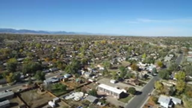 HIDDEN LAKE COLORADO-2016: Panoramic View From Above Of Planned Residential And