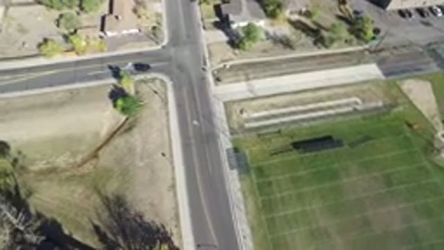 HIDDEN LAKE COLORADO-2016: Large Street With A Four Way Cross Section And A