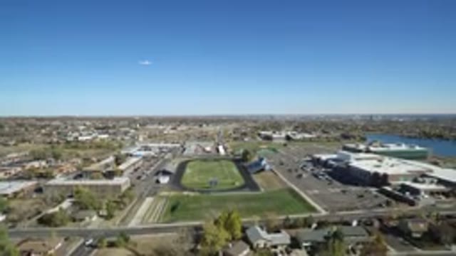 HIDDEN LAKE COLORADO-2016: Top View From A Great Football Field And