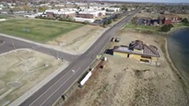 HIDDEN LAKE COLORADO-2016: An Aerial View Of A City Landscape