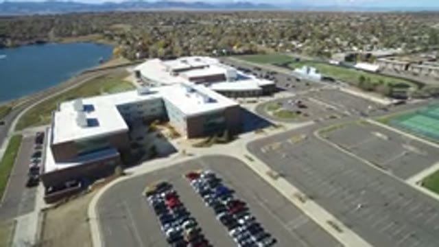 HIDDEN LAKE COLORADO-2016: Industry With Very Large Headquarters And Plenty Of Cars