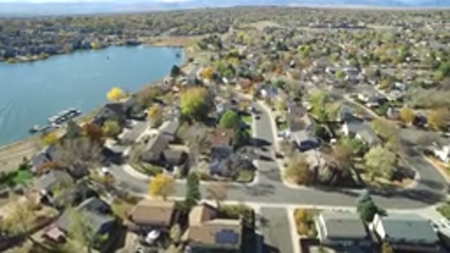HIDDEN LAKE COLORADO-2016: View Of A Residential Neighborhood With Many Trees