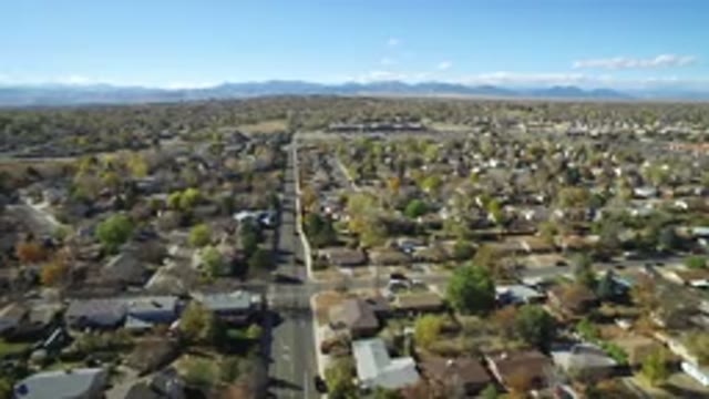 HIDDEN LAKE COLORADO-2016: A Beautiful Aerial View Of A City With Lots Of Trees