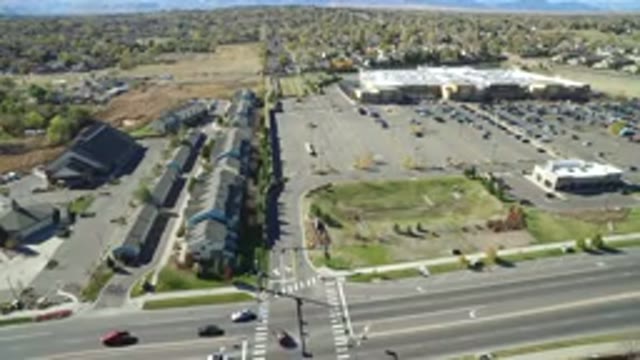 HIDDEN LAKE COLORADO-2016: An Aerial View Of A City Landscape And There Is A