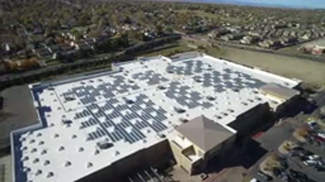 HIDDEN LAKE COLORADO-2016: Industrial Complex Near A Town With Lot Of Solar