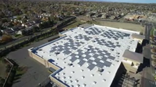 HIDDEN LAKE COLORADO-2016: An Aerial View Of A Large Building And There Are A