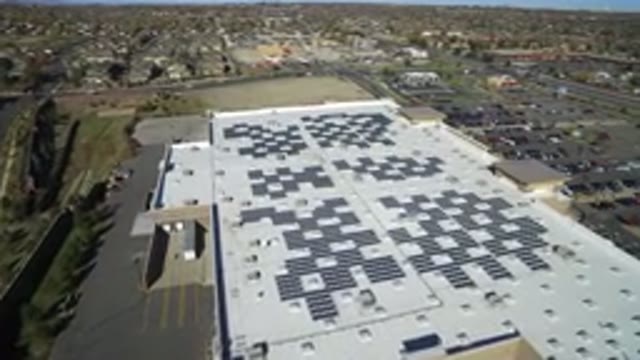 HIDDEN LAKE COLORADO-2016: Drone Flyover Over Large Corporate Building