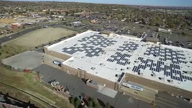 HIDDEN LAKE COLORADO-2016: Drone Flying Over Warehouse For Promotional Video