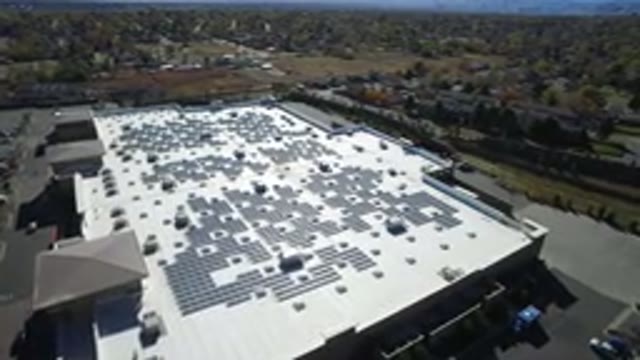 HIDDEN LAKE COLORADO-2016: Aerial Footage Of Logistics Facility In Forested Area