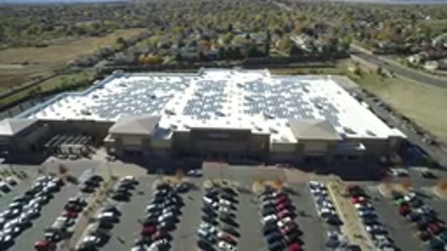 HIDDEN LAKE COLORADO-2016: Video Of A Large Parking Lot In Front Of A Large Building