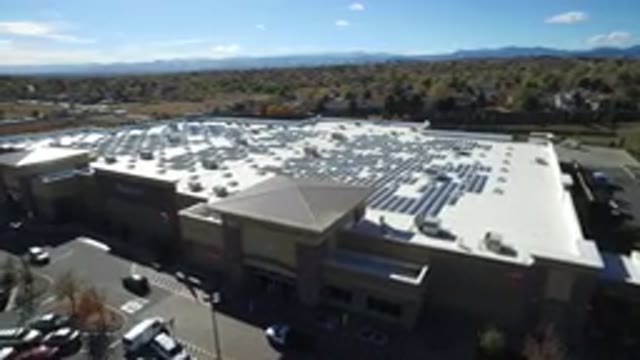 HIDDEN LAKE COLORADO-2016: Expensive Roofing of a Shopping Mall