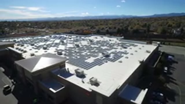 HIDDEN LAKE COLORADO-2016: Image Of A Large Factory With Many Cars Located In A