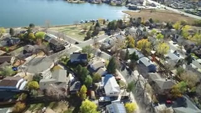 HIDDEN LAKE COLORADO-2016: Quiet Neighborhood Of Houses In Wooded Area And Close