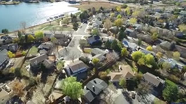 HIDDEN LAKE COLORADO-2016: An Aerial View Of Many Houses In A Suburban Place