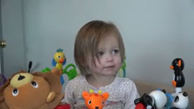 WESTMINSTER COLORADO-2016: Cute Girl Playing With Toys and Exploring Her Surroundings
