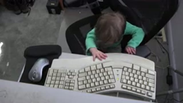 WESTMINSTER COLORADO-2016: A Baby In Armchair Touches The Keys Of A Nice