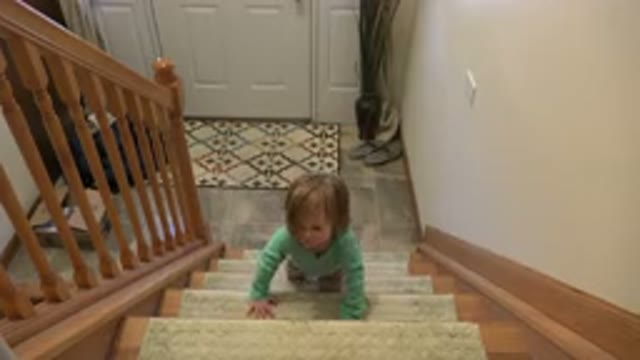 WESTMINSTER COLORADO-2016: A Person Climbs Up the Stairs from the Bottom