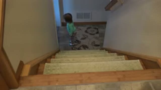 WESTMINSTER COLORADO-2016: A Child At The Base Of A Ladder Thinking About The Climb