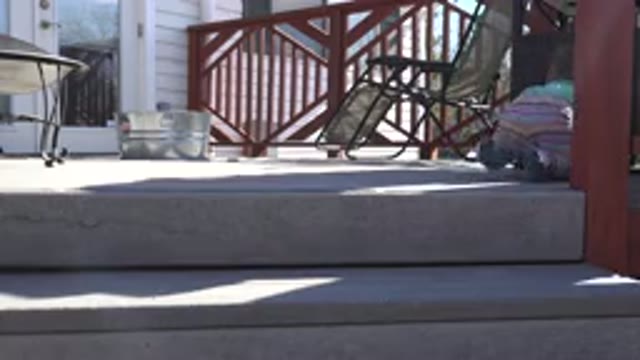 WESTMINSTER COLORADO-2016: Young Child Walking on Terrace Floor