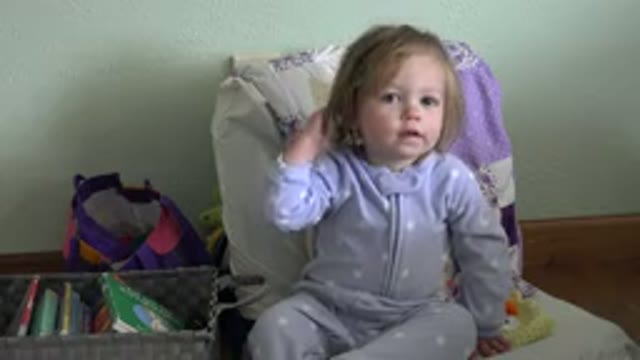 WESTMINSTER COLORADO-2016: A Child Sitting in a Chair Playing with Toys