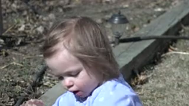 WESTMINSTER COLORADO-2016: Child in Blue Baby Clothes Watching Around While