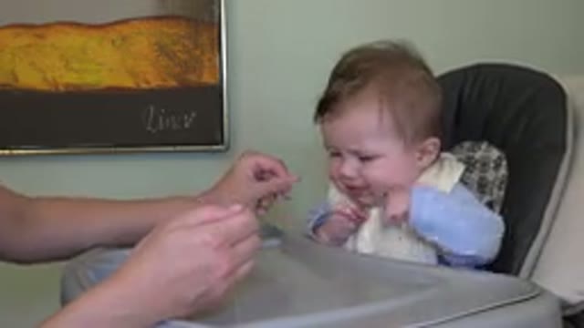 WESTMINSTER COLORADO-2015: Baby Sitting In High Chair And Crying While Adult