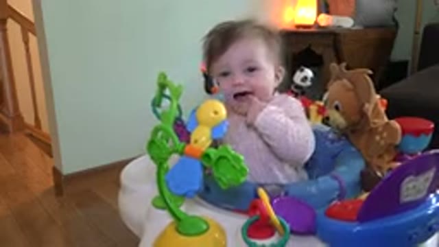 WESTMINSTER COLORADO-2015: Baby In His Walker Having Fun With His Toys Inside