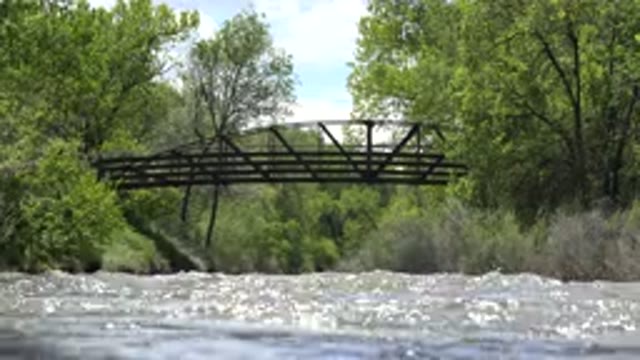 WESTMINSTER COLORADO-2015: River Flowing Under Bridge