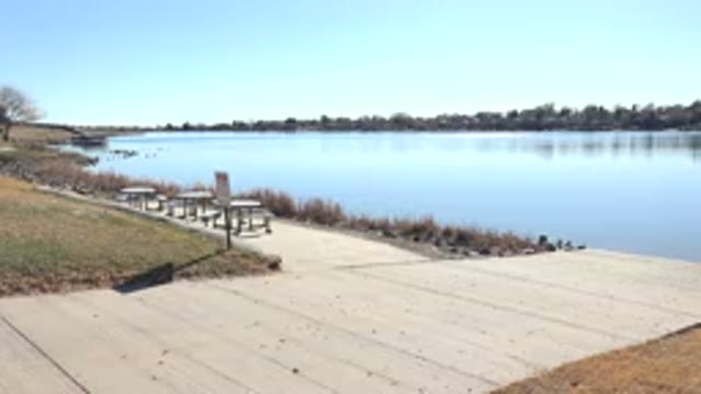 HIDDEN LAKE COLORADO-2017: Boat Dock On A Pristine Lake With Not A Soul In Sight