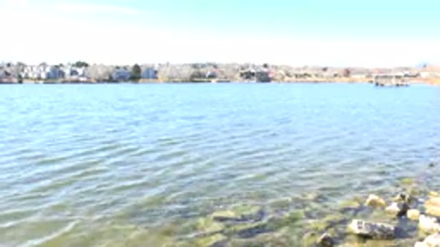 HIDDEN LAKE COLORADO-2017: The Movement Of The Sea Filmed From The Stones On A