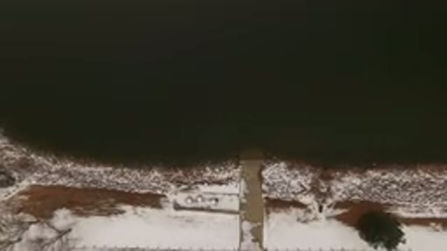 JEFFERSON COUNTY COLORADO-2015: Aerial View Of Stretch Of Beach Showing The Sea