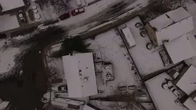 JEFFERSON COUNTY COLORADO-2015: Aerial Snowy View Of Jefferson County