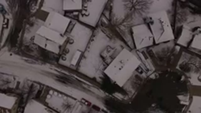 JEFFERSON COUNTY COLORADO-2015: Aerial Snowy Scene Of Jefferson County