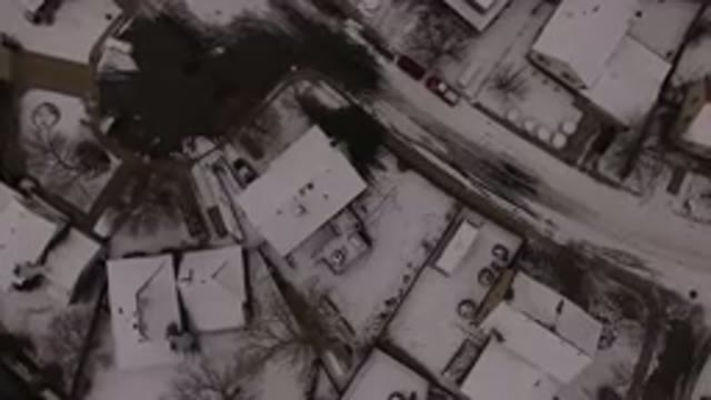 JEFFERSON COUNTY COLORADO-2015: Aerial View Of A Grouping Of Homes During Winter