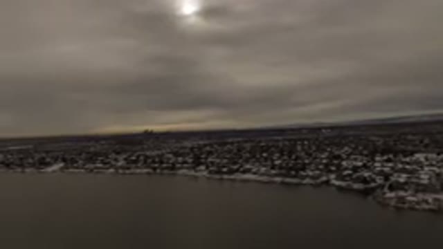 JEFFERSON COUNTY COLORADO-2015: Residential Lake View Webcam On A Cold And