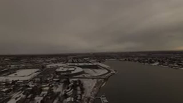 JEFFERSON COUNTY COLORADO-2015: An Aerial View Of A Snowy City Landscape