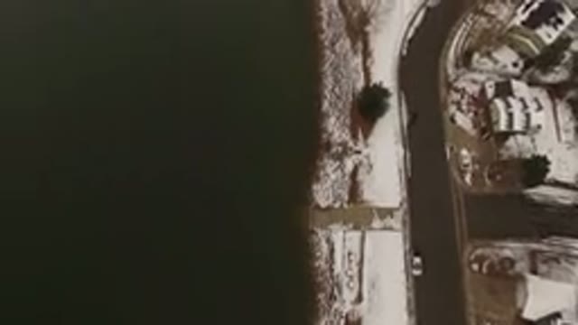 JEFFERSON COUNTY COLORADO-2015: Beautiful Aerial Snowy View of a City