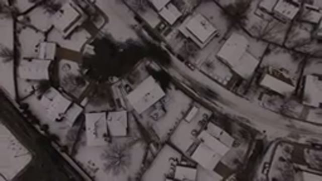 JEFFERSON COUNTY COLORADO-2015: Aerial Snowy View Of Jefferson County