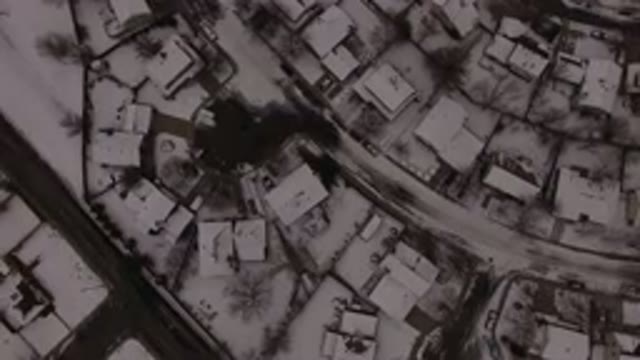 JEFFERSON COUNTY COLORADO-2015: Snow-Covered Houses And Empty Streets During The Winter