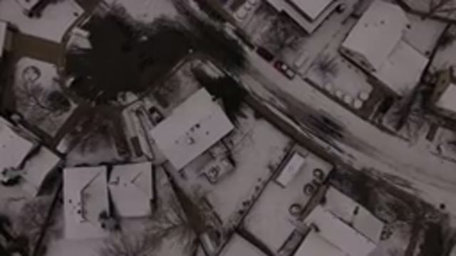 JEFFERSON COUNTY COLORADO-2015: The Winter Landscape Of A Snow-Covered Neighborhood