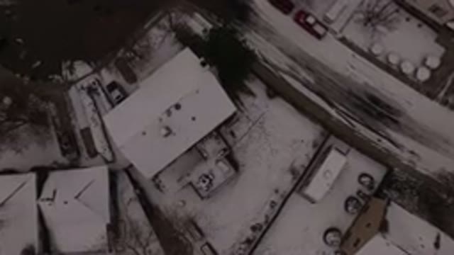 JEFFERSON COUNTY COLORADO-2015: Top View Of The Gray Screen Of A House On A