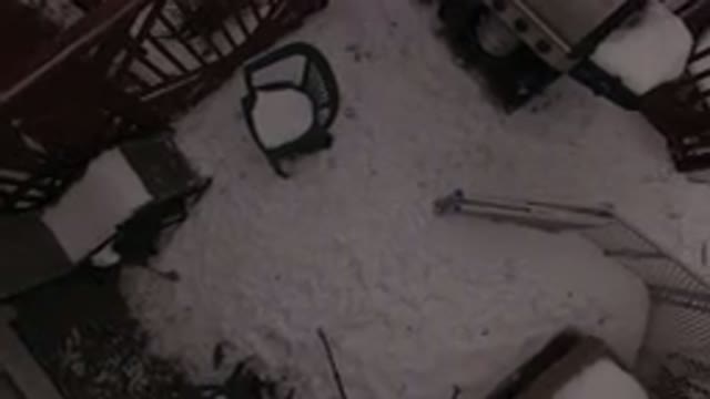 JEFFERSON COUNTY COLORADO-2015: Aerial View Of A Terrace After A Blizzard