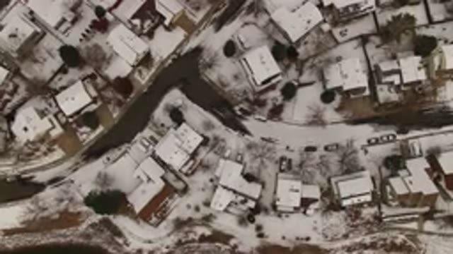 JEFFERSON COUNTY COLORADO-2015: Three Dimensional Layout Overview Of Houses In Winter